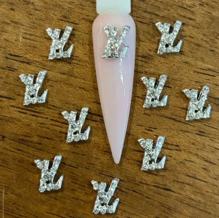 Brand Logo Charms - Golden (Pair)