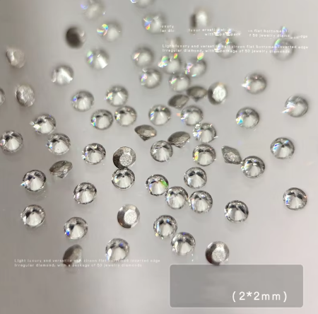 Mini Rhinestones – Mixed Shape (Silver)