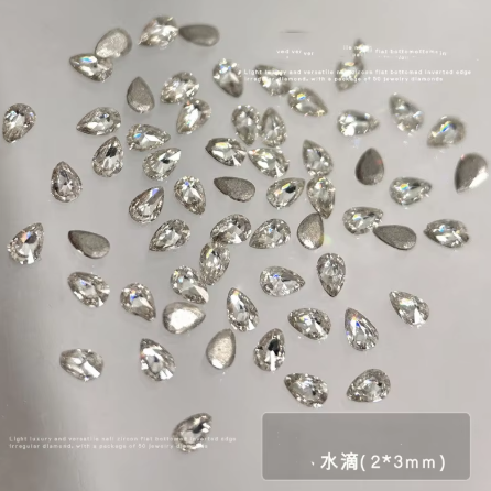 Mini Rhinestones – Mixed Shape (Silver)