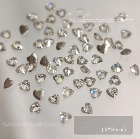 Mini Rhinestones – Mixed Shape (Silver)