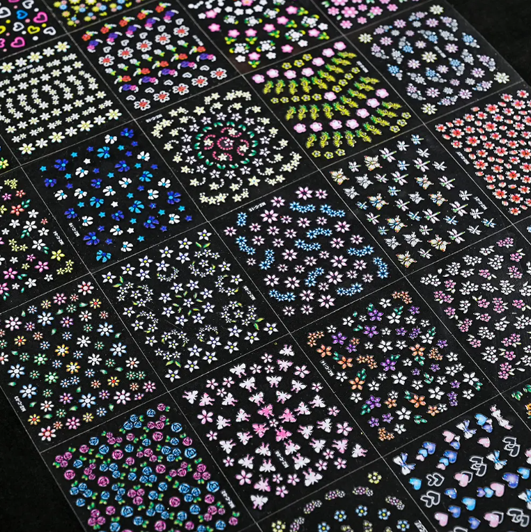 30pcs 3D Sticker - Floral