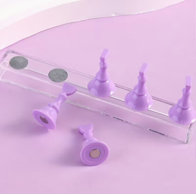Press-On Nail Stand - Purple