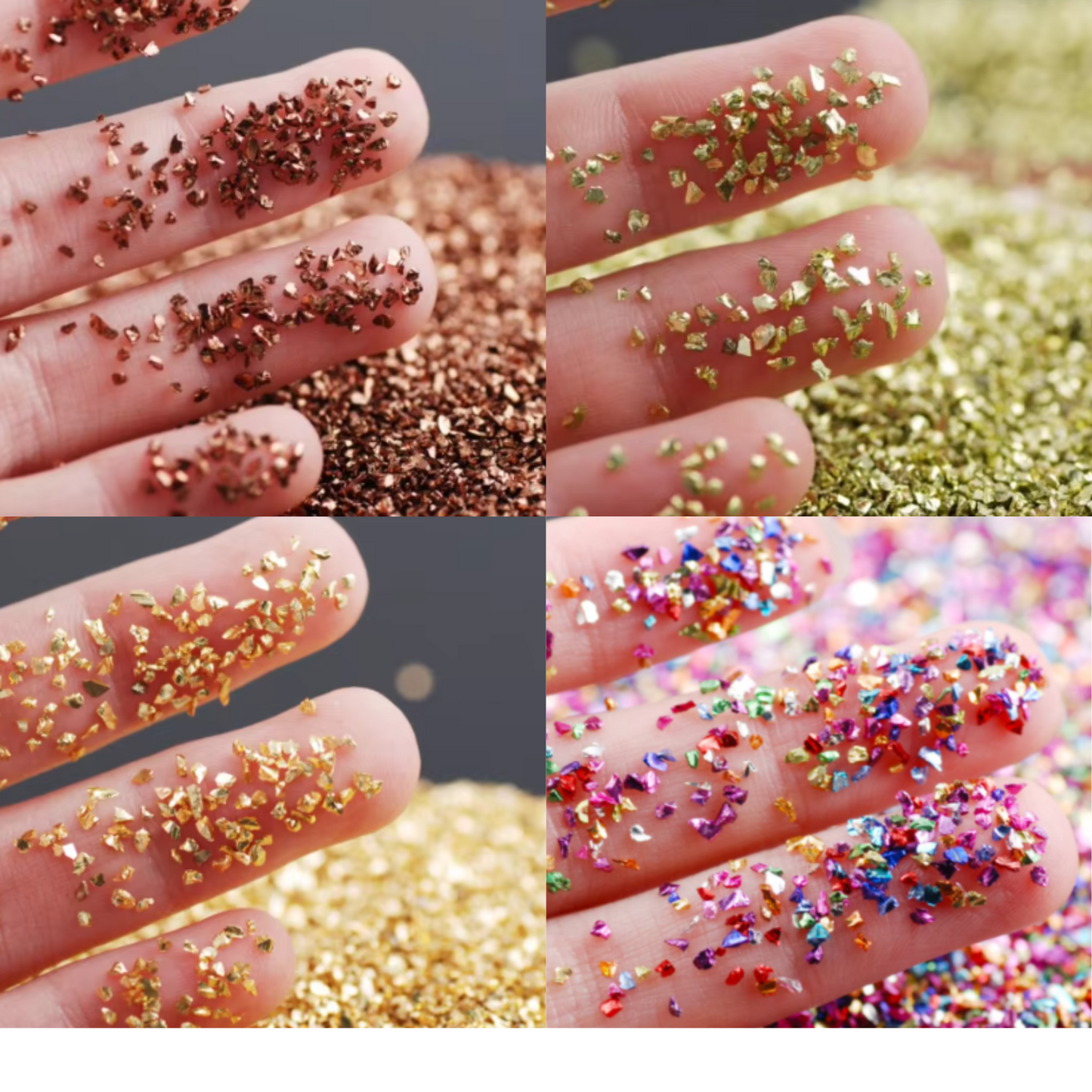 Broken Stones Metallic (Set of 4)