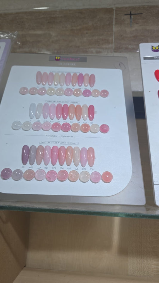 Nadeco French Base Set 30pc Each 15ML Quantity