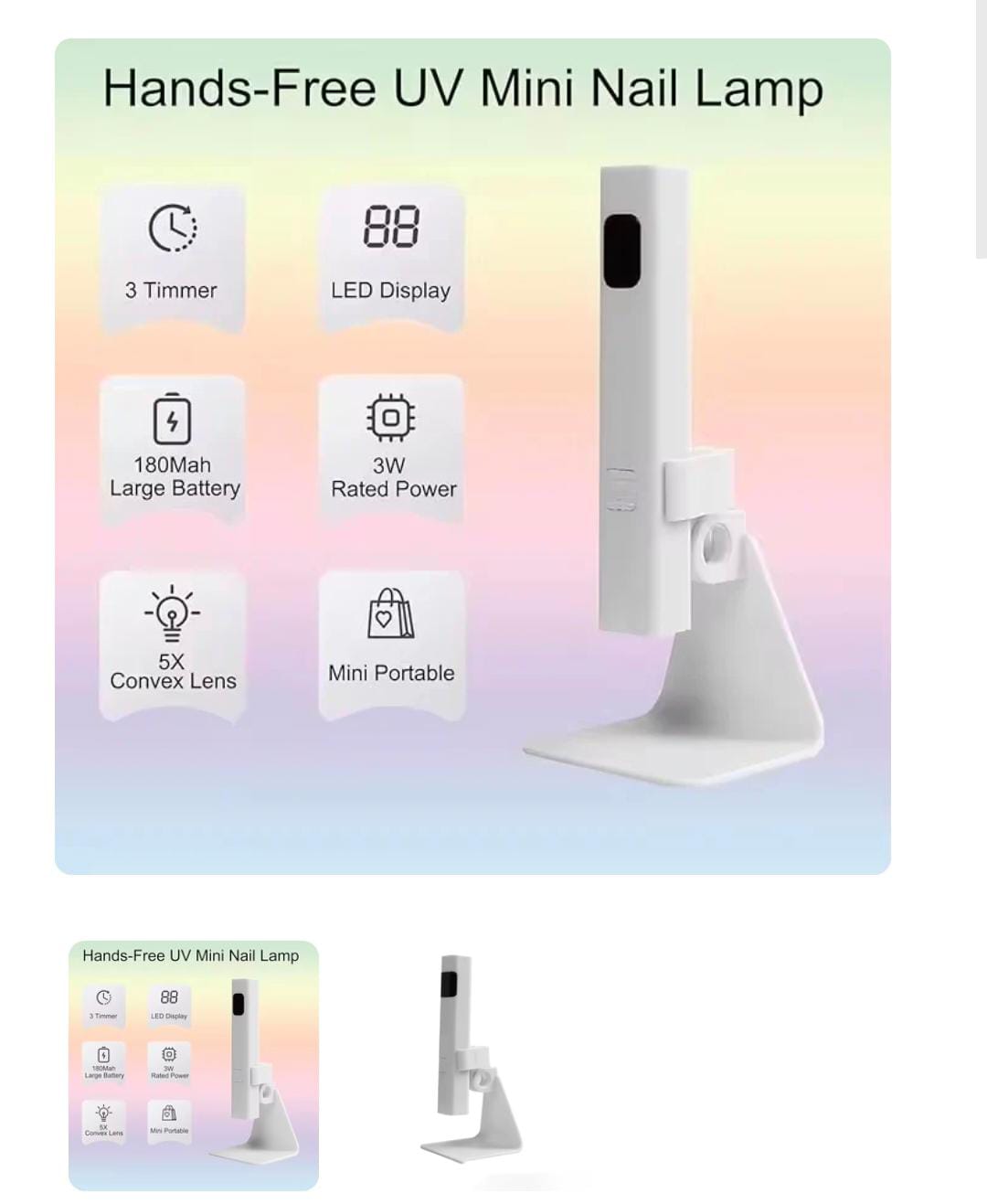 Digital Torch Lamp With Stand