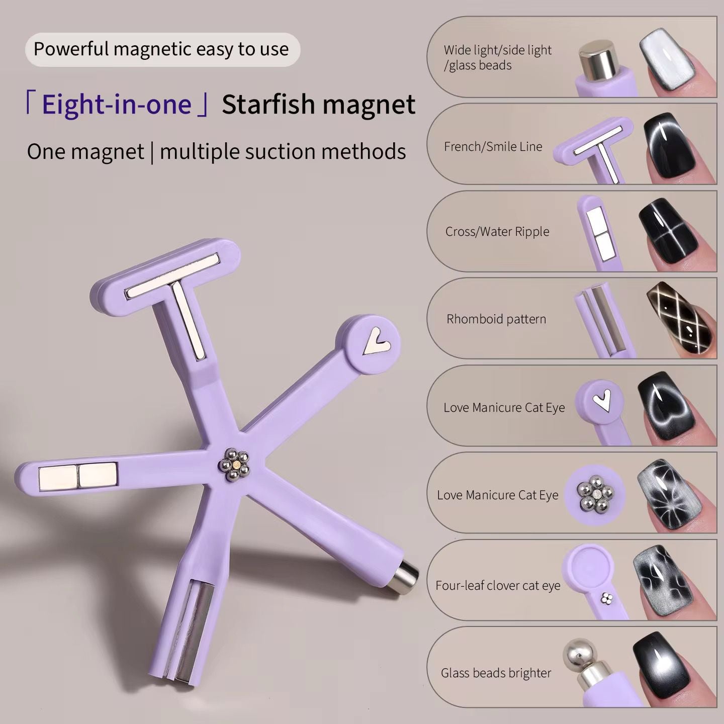 8 in 1 Cat Eye Magnet