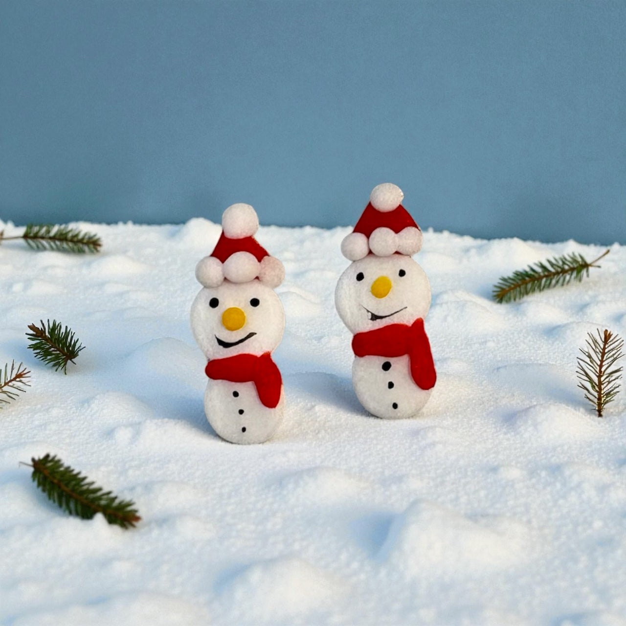 Christmas Handmade Acrylic Charms (Pair)