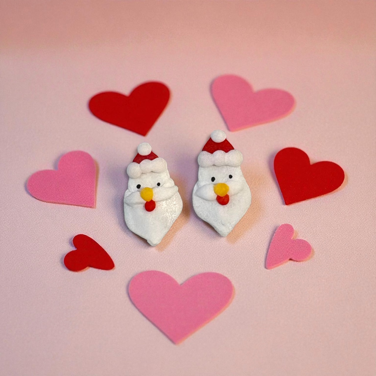 Christmas Handmade Acrylic Charms (Pair)