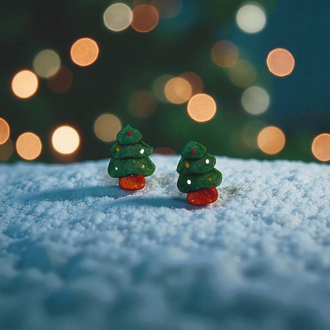 Christmas Handmade Acrylic Charms (Pair)