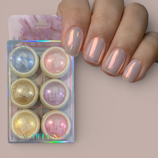 6PC Pearl Chrome Set B