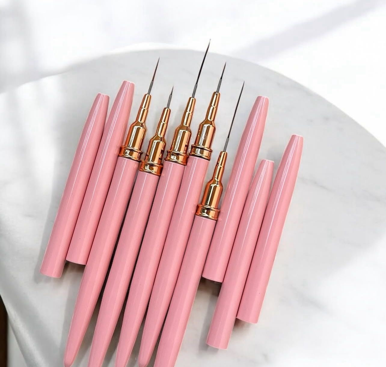 5pcs Liner Art Brush with Cap