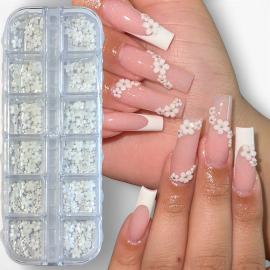 5D White Flower Accessory