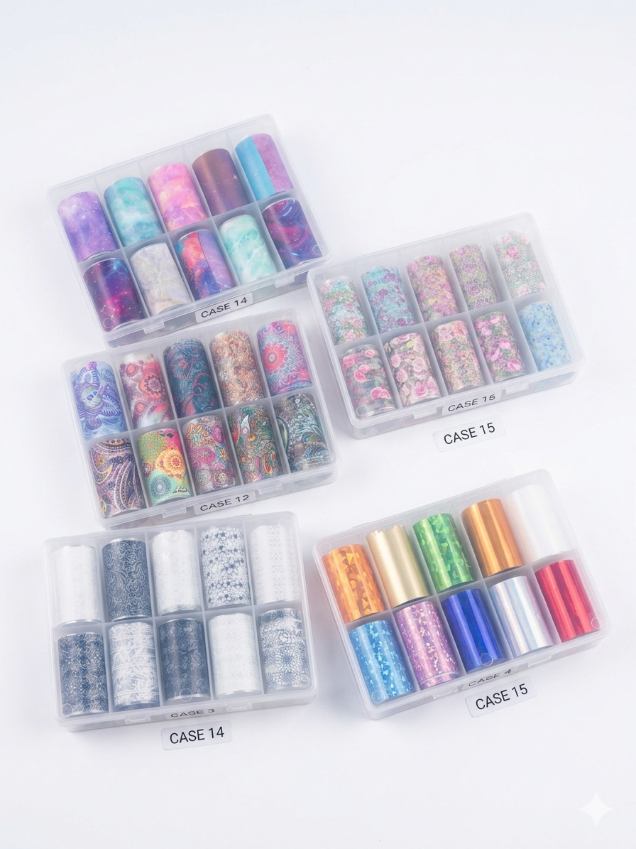 10pc Random Foil Box For Nails
