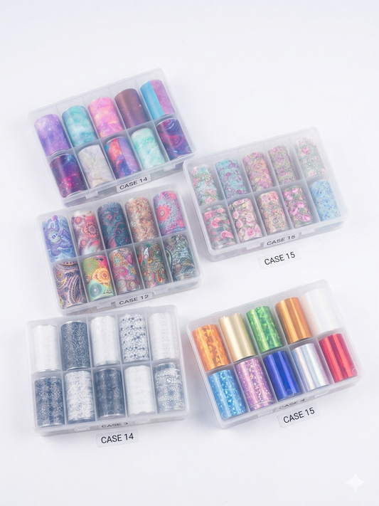 10pc Random Foil Box For Nails