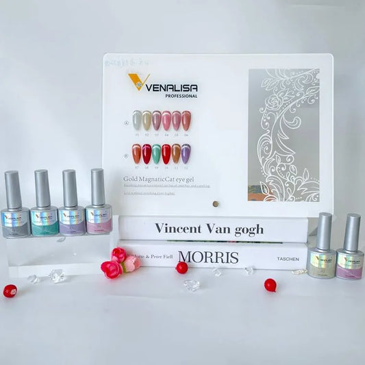 Venalisa Ceramic Cat Eye- 12pc Set 7.5ML - Shade Card Not Included