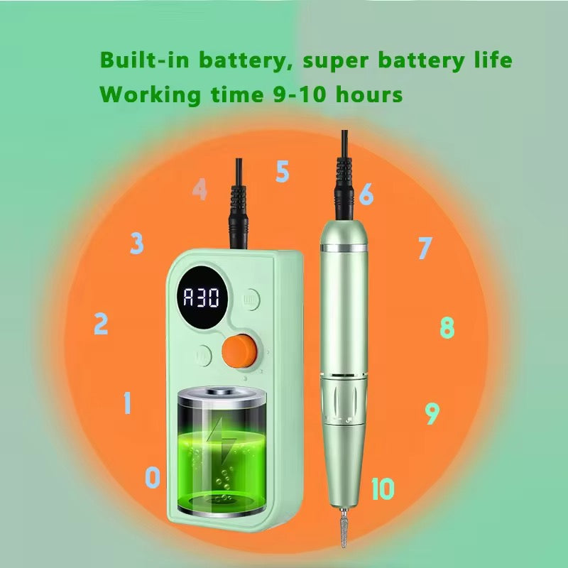 Portable Nail Drill Machine – 30,000 RPM (Random Colour)