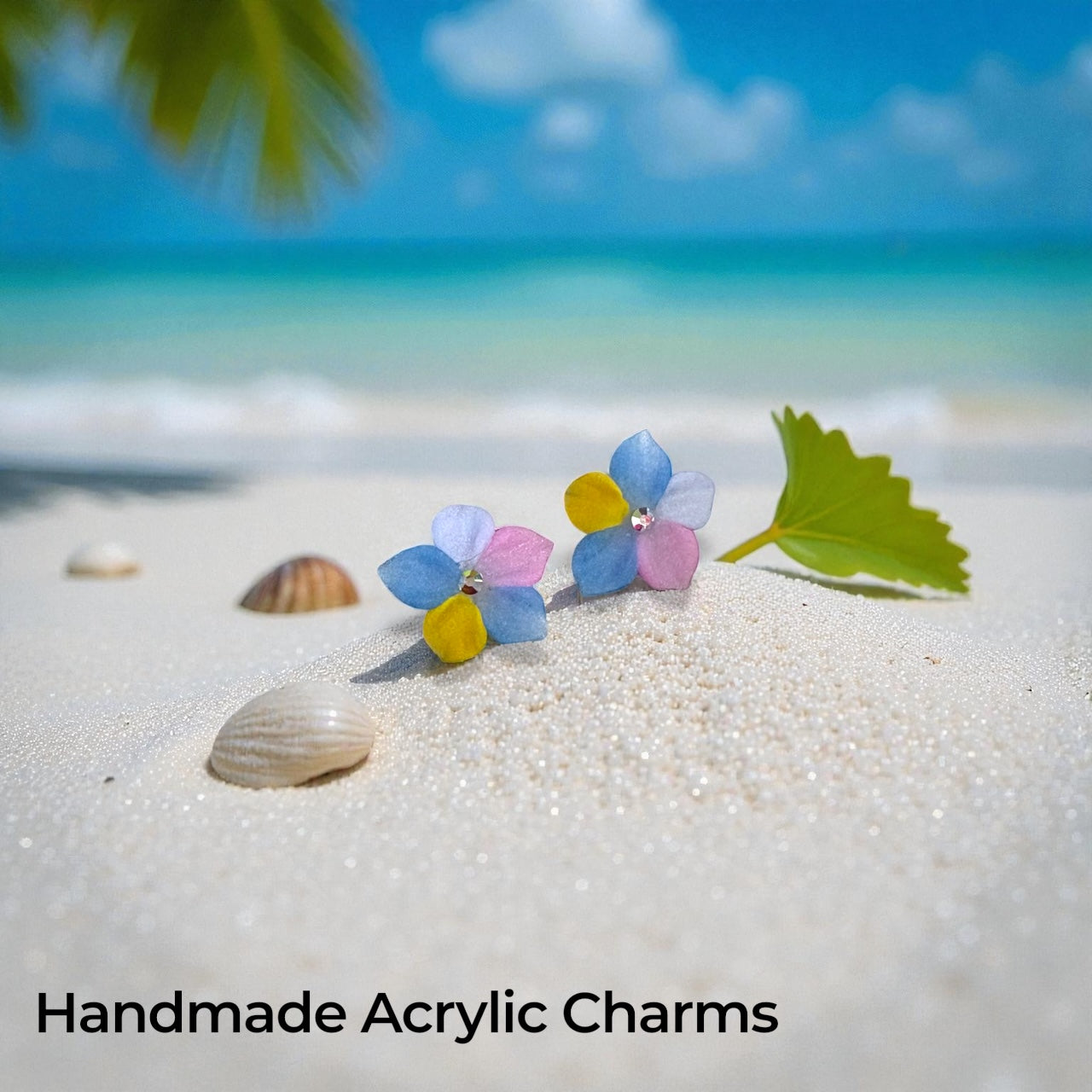 Handmade Acrylic Charms (Pair)