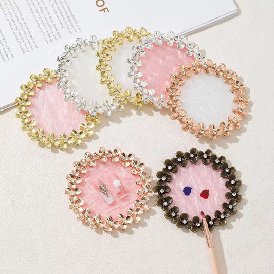 Mixing Plate with Floral Border (Random Colour)