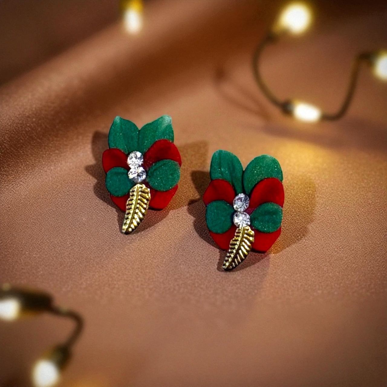 Christmas Handmade Acrylic Charms (Pair)