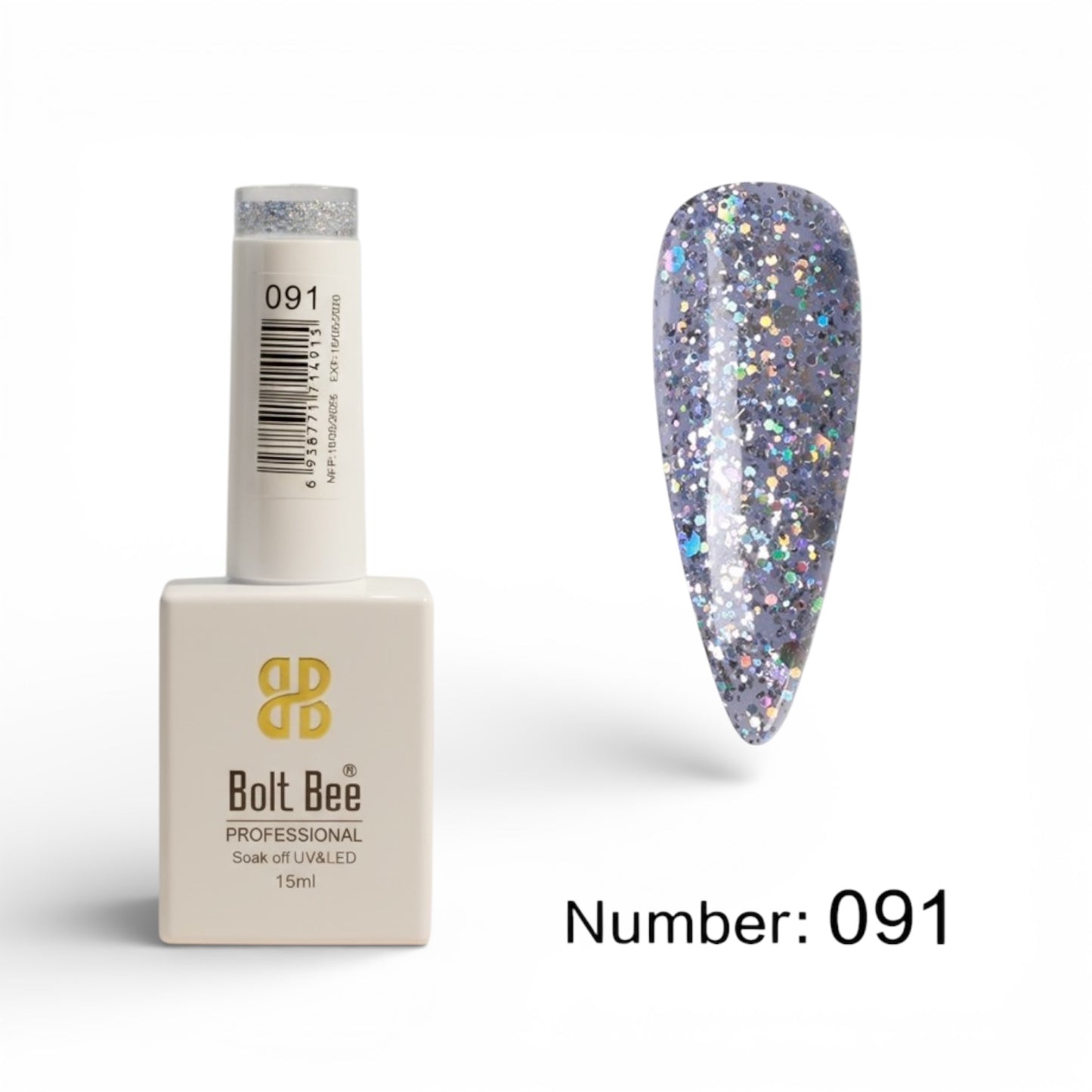 Holographic Glitter Gel Polish 15ML