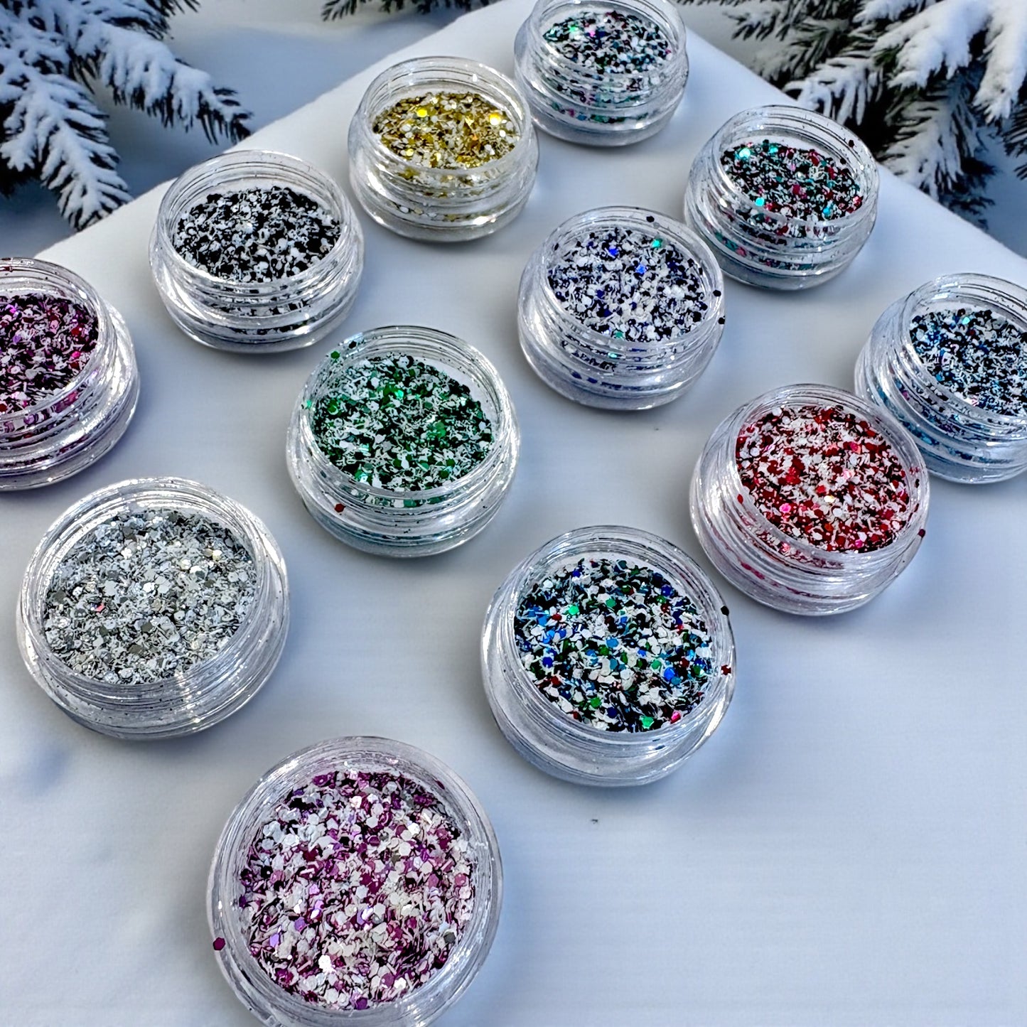 Snow Glitter Pack of 12