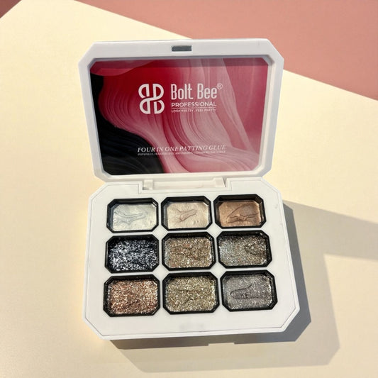 Bolt Bee Pat Gel 9-Grid Box (Glitter)