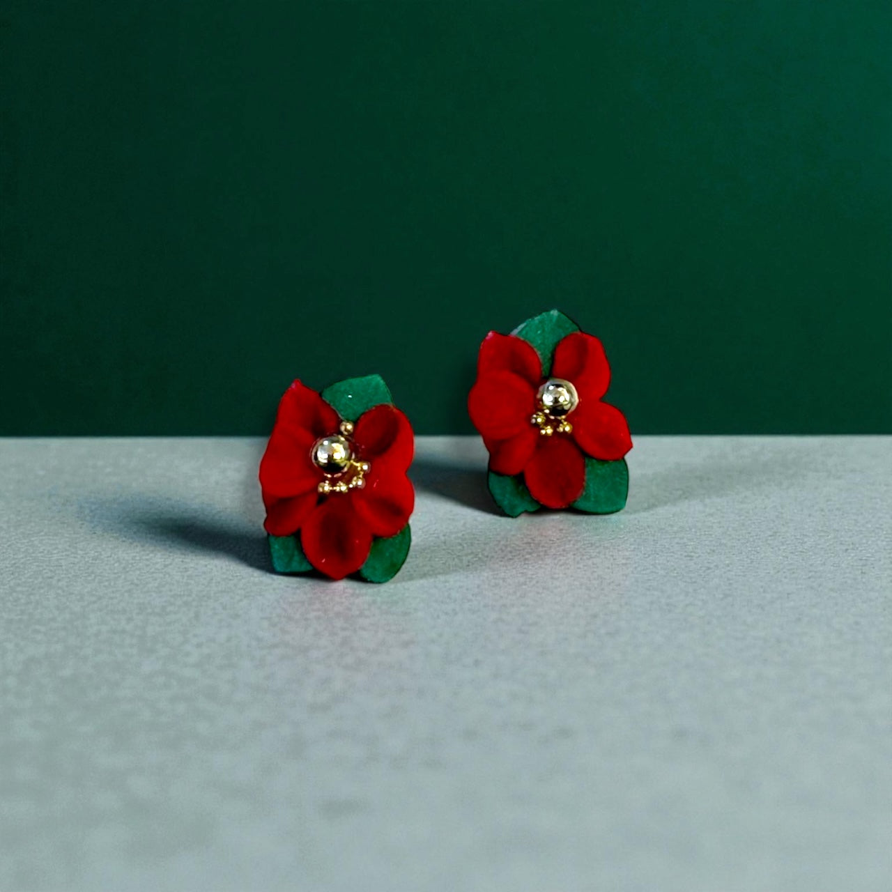 Christmas Handmade Acrylic Charms (Pair)