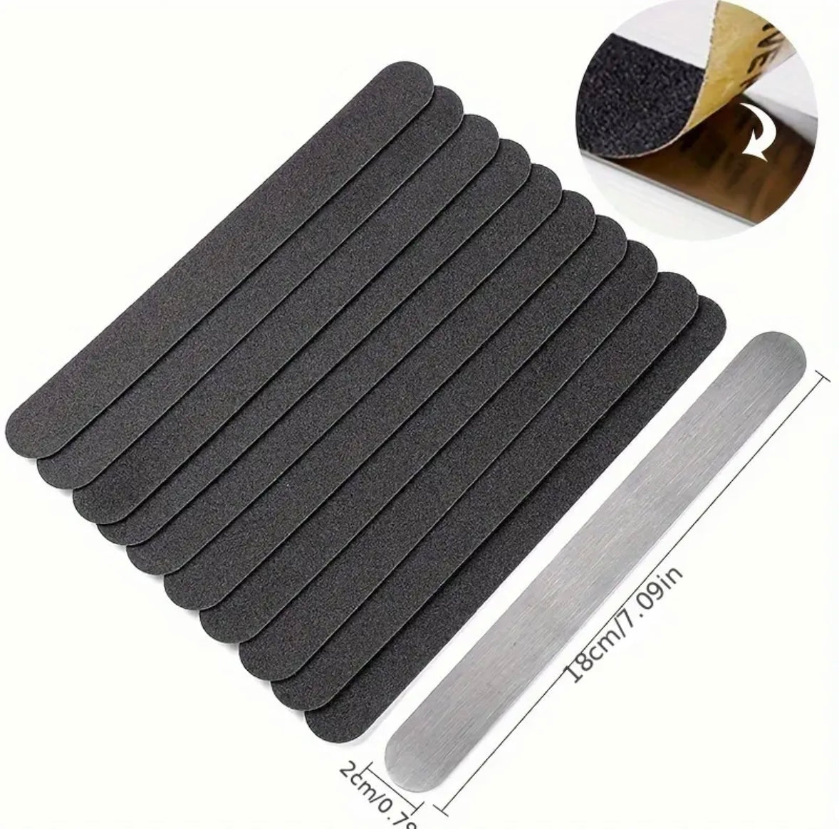 Venalisa Steel Filer with 10 Stick-On Grid