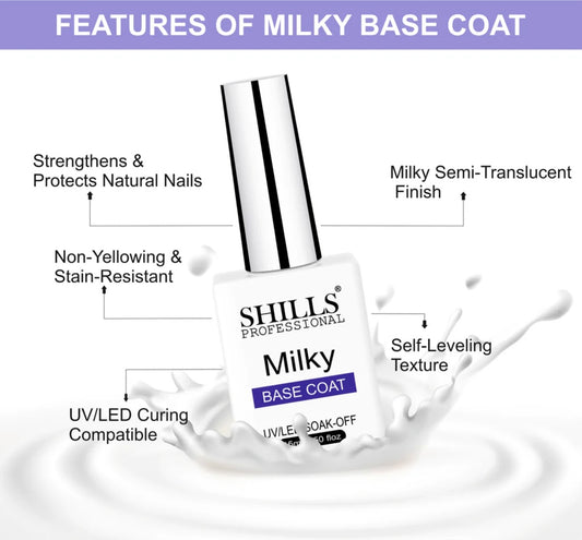 Shills Milky Base Coat (15ML)