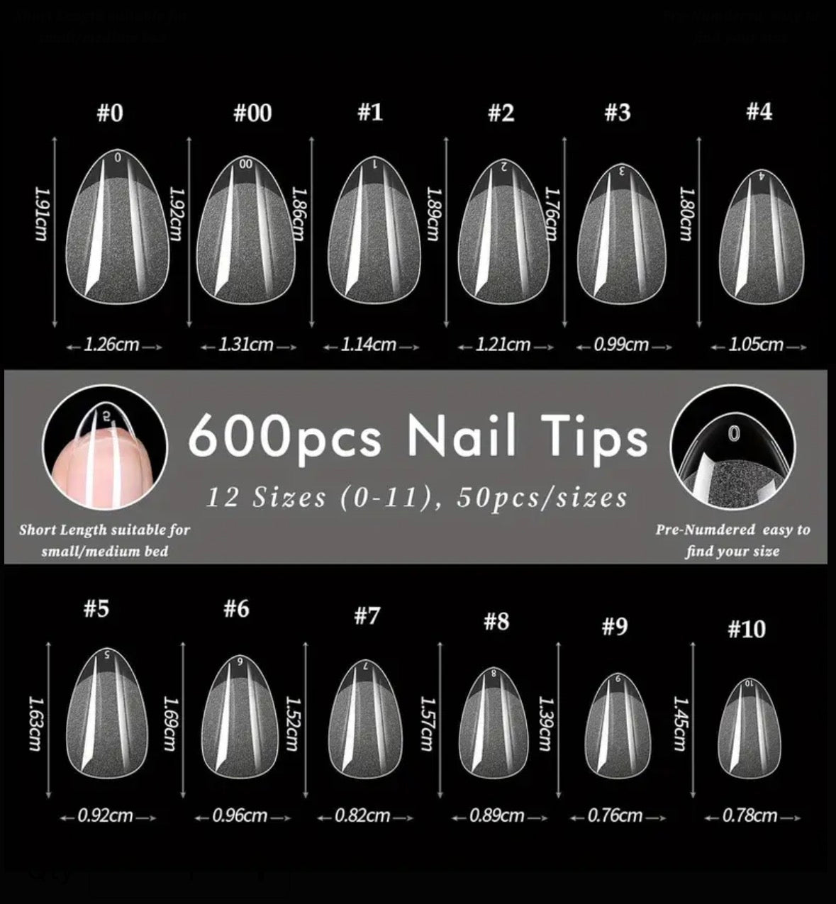 Bolt Bee Short Almond Tip Box