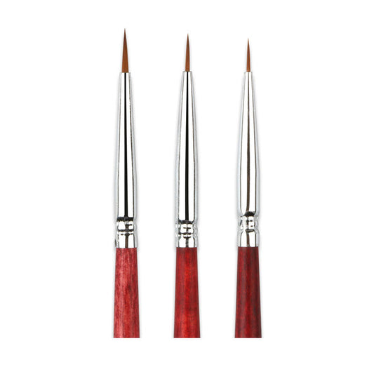 Wooden Art/Liner Brush Set