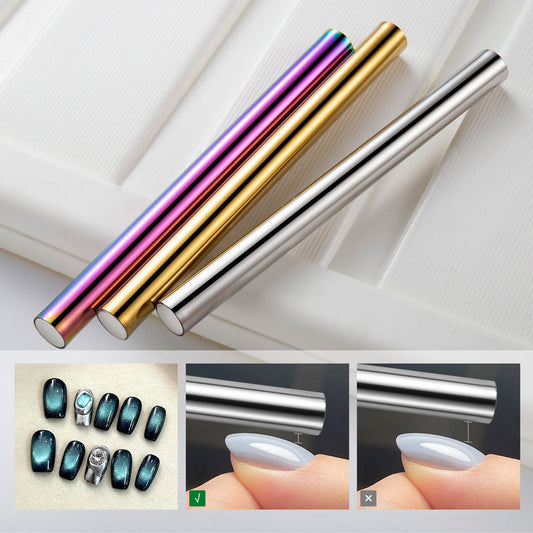 Long Cylindrical Cat Eye Magnet - Random Color