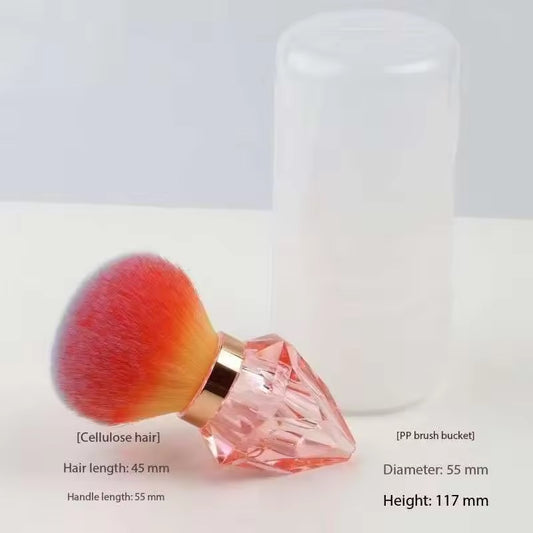 Diamond-Handle Dust Brush