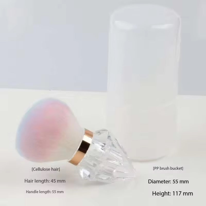 Diamond-Handle Dust Brush