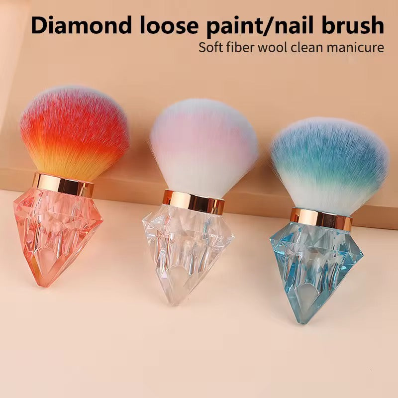 Diamond-Handle Dust Brush