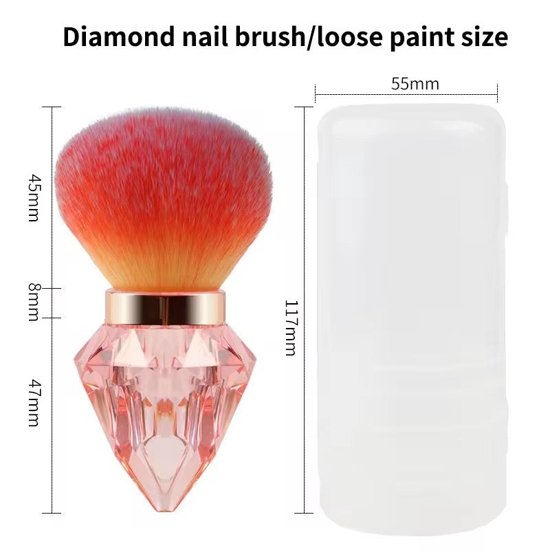 Diamond-Handle Dust Brush