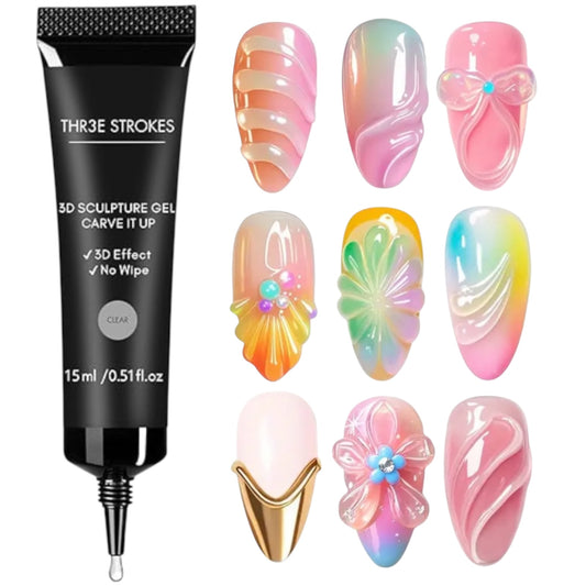 THR3E STROKES 3D Sculpting Gel / Texture Gel (Transparent)