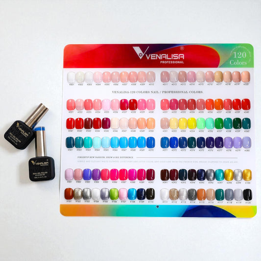 Venalisa Gel Polish Kit – 120 Shades (10ml each)with Vanity Box