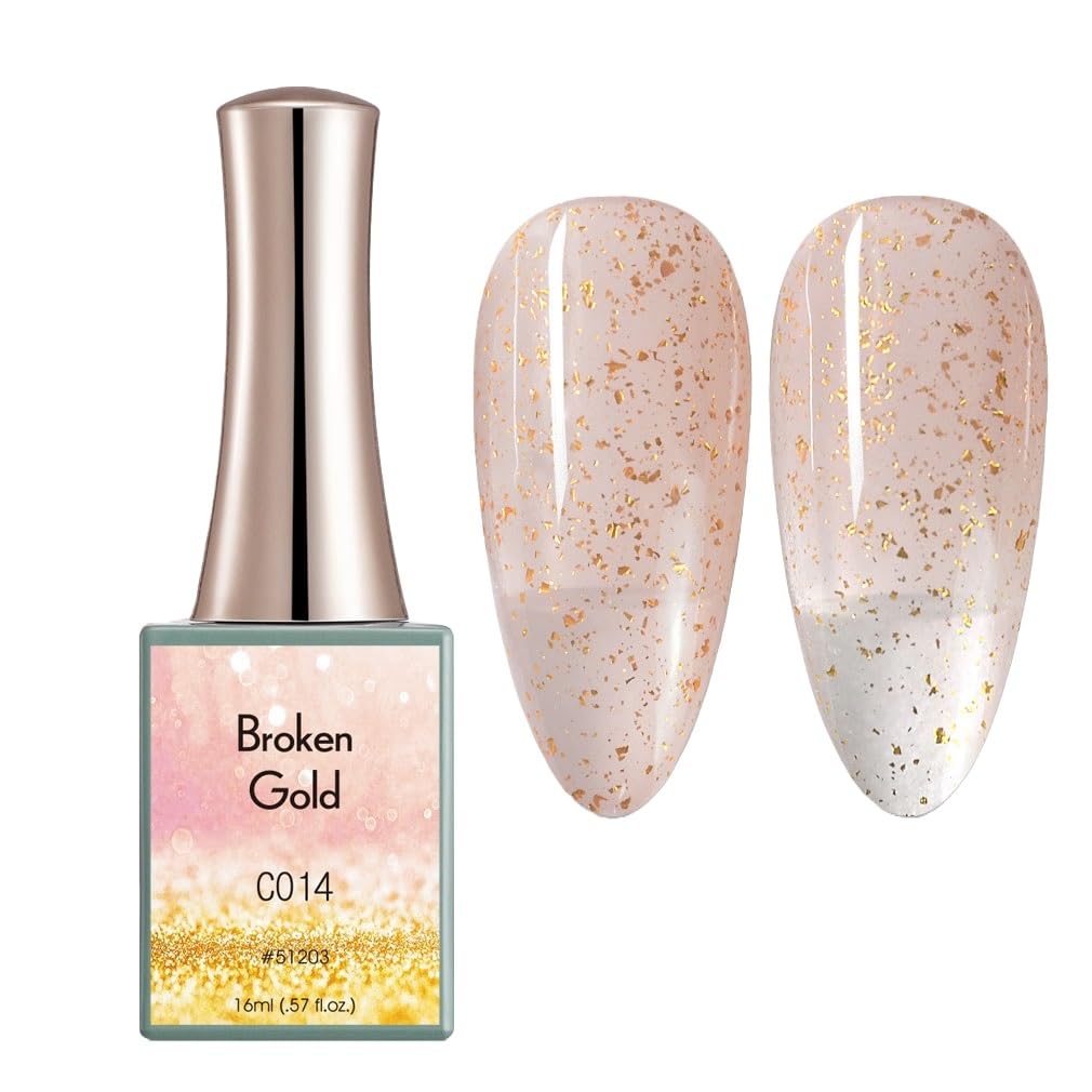 Canni Broken Gold Gel Polish - C014 (15ML)