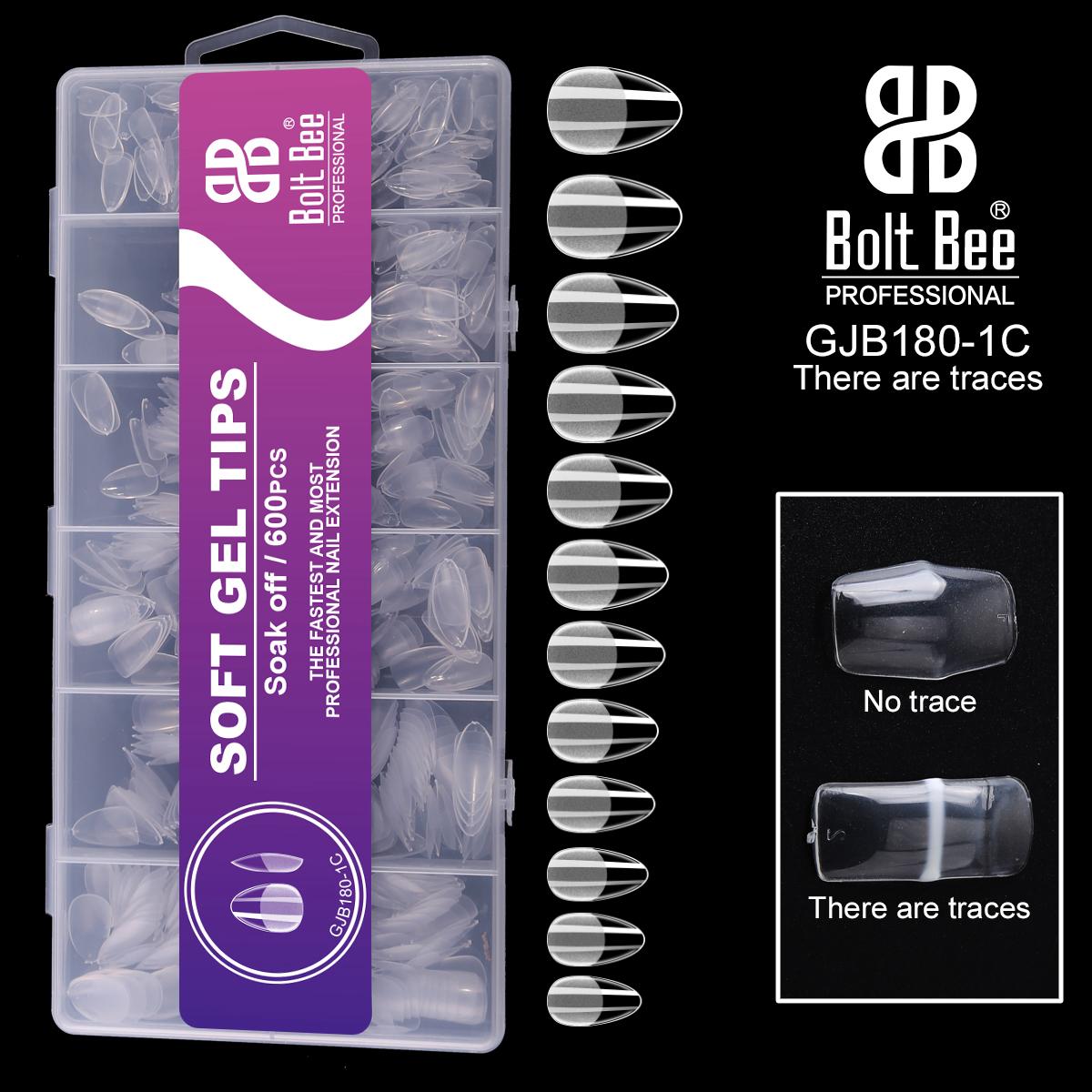 Bolt Bee Short Almond Tip Box
