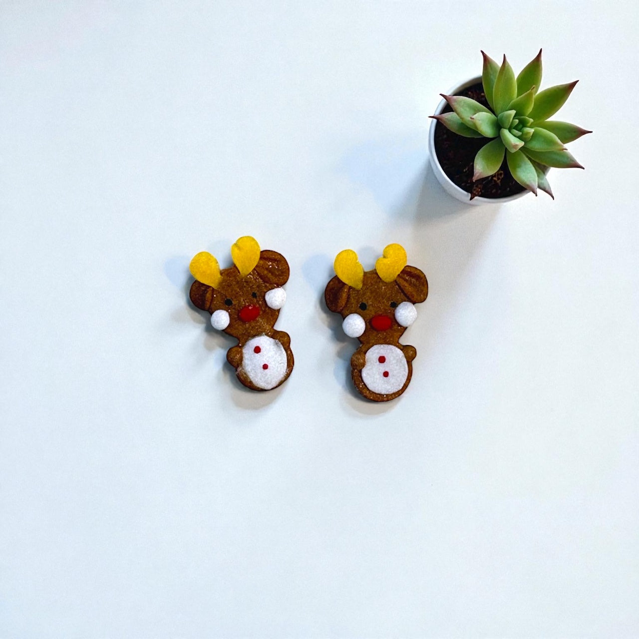 Christmas Handmade Acrylic Charms (Pair)