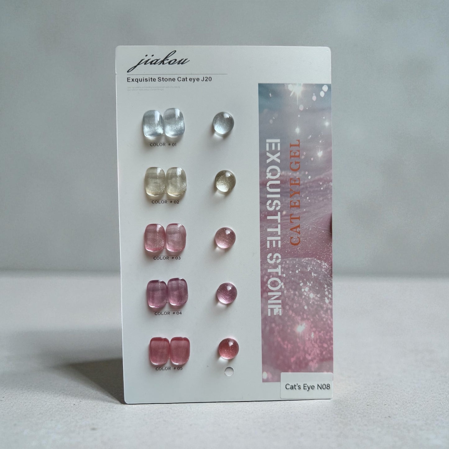 Jiakou Cat Eye Set with Shade Card - N08