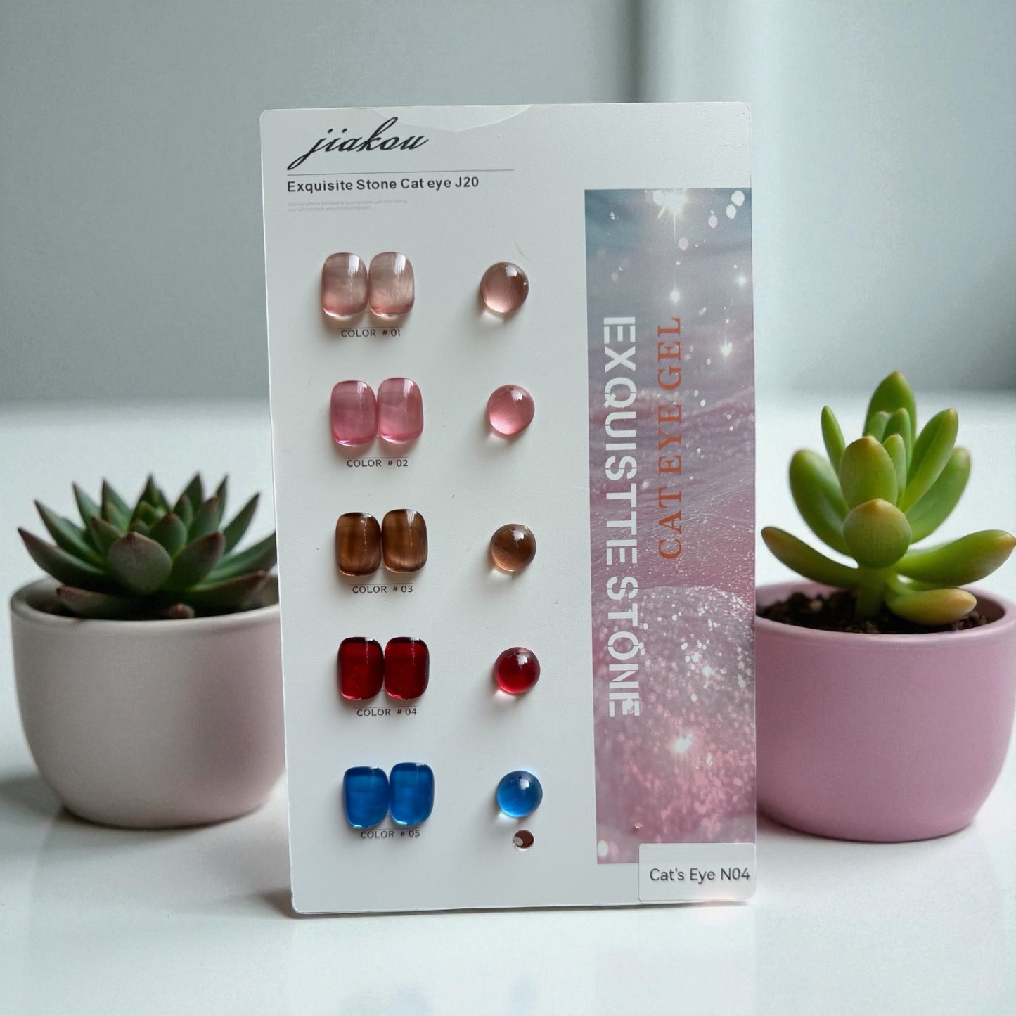 Jiakou Cat Eye Set with Shade Card - N04