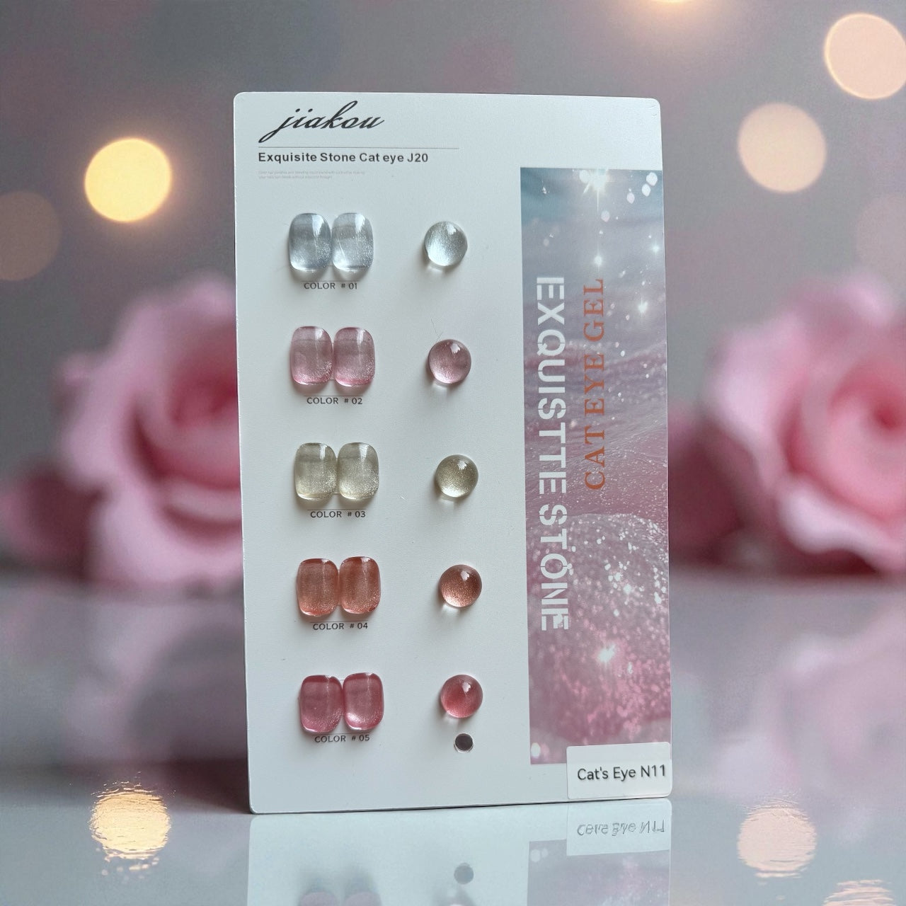 Jiakou Cat Eye Set with Shade Card - N11