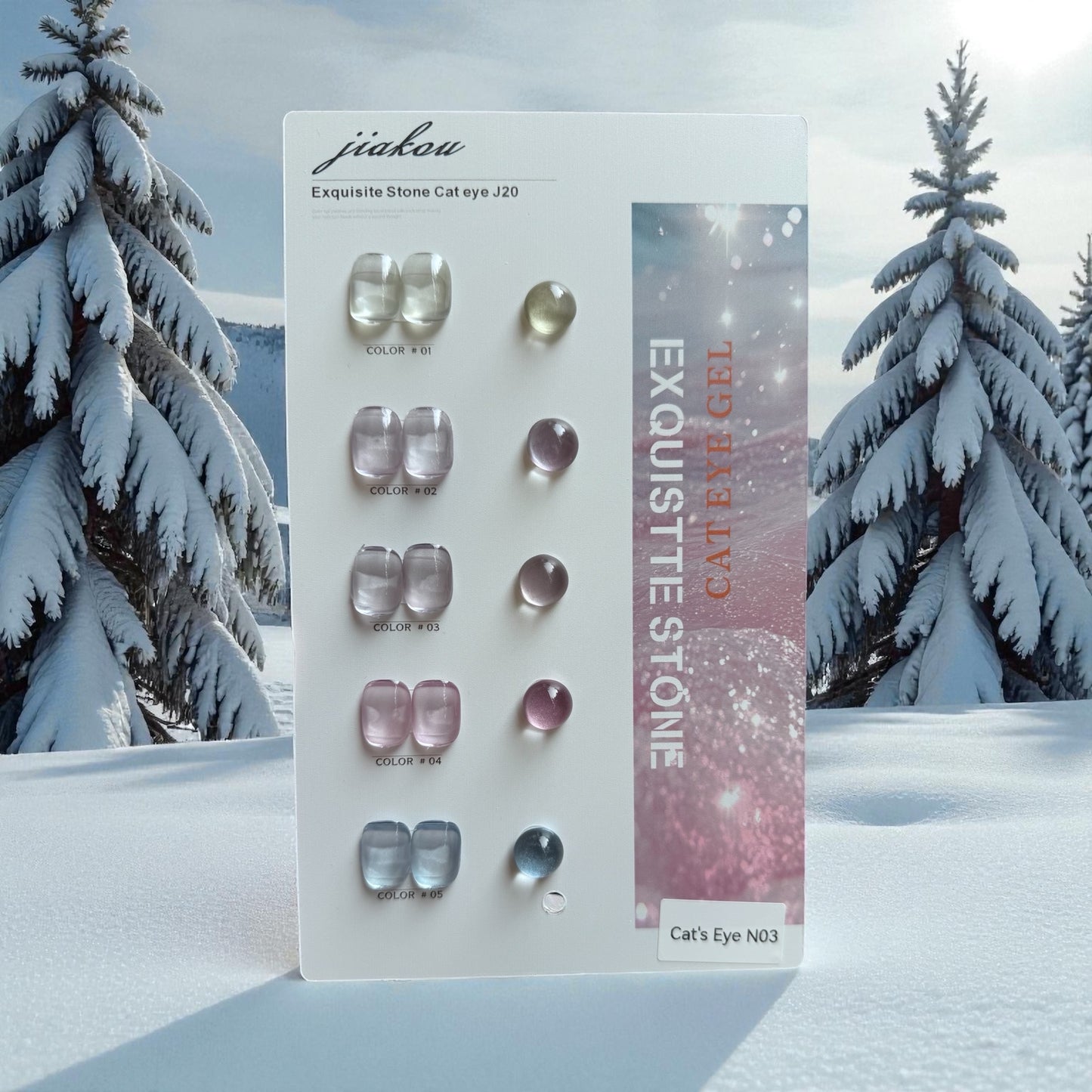 Jiakou Cat Eye Set with Shade Card - N03