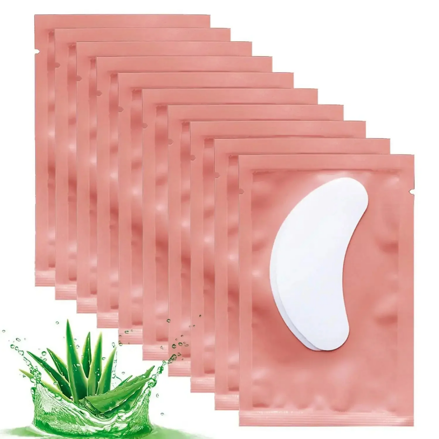 Under Eye Patches for Eyelash Extensions (Pack of 10)Random Color