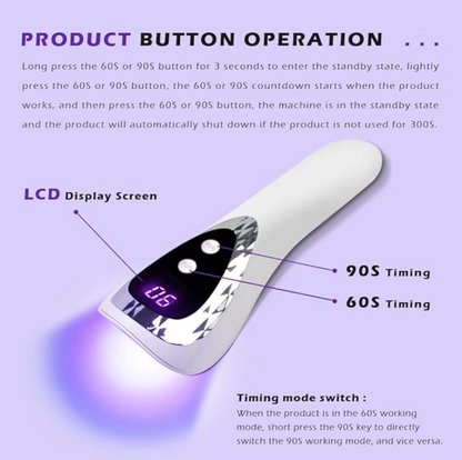 Portable UV/LED Lamp