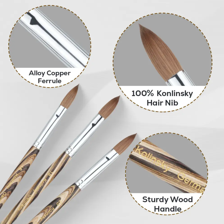 Original Kolinsky Hair Acrylic Brush (100%)