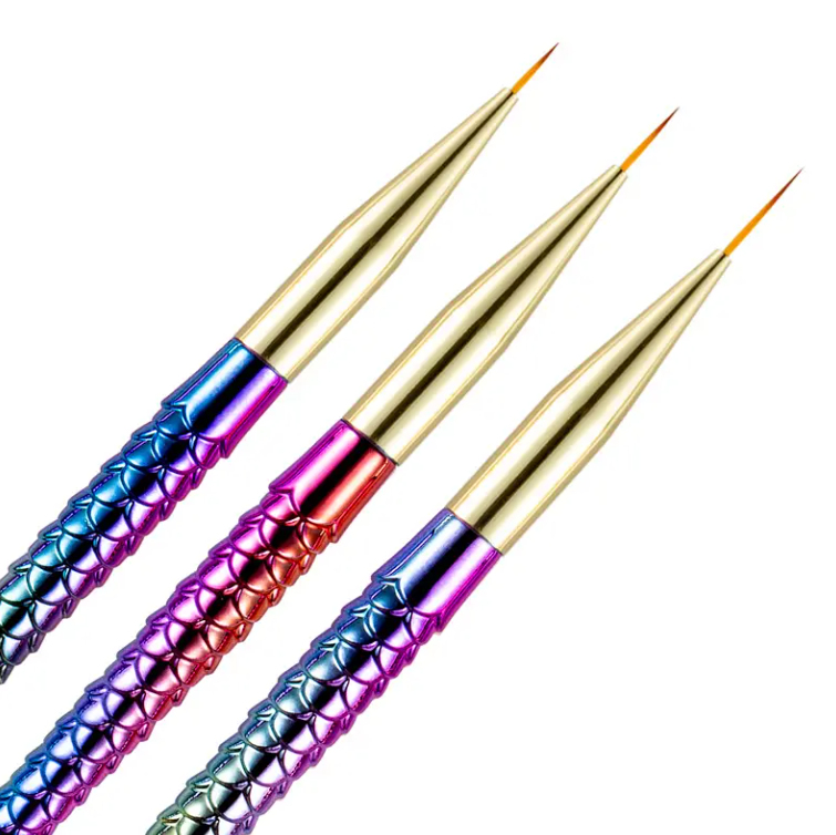 3pc Fish Liner Brush Set
