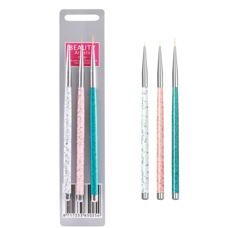3pc Liner Brush Set